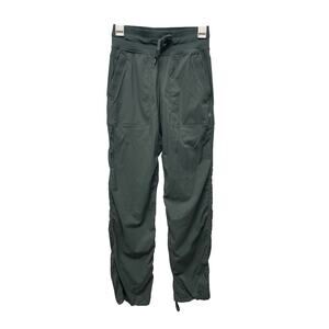 Lululemon Dance Studio Mid-Rise Full Length Pant Dark Forest Size 2